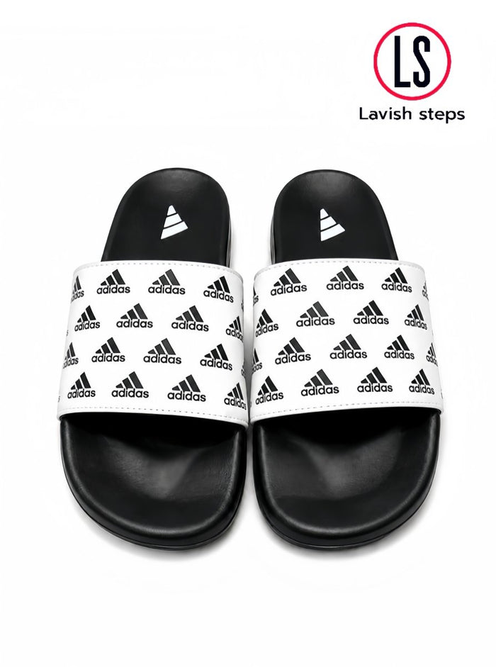 ADI-DAS FLEX SLIDES | ULTRA CUSHION FOAM | “LIGHTWEIGHT • ALL DAY COMFORT”