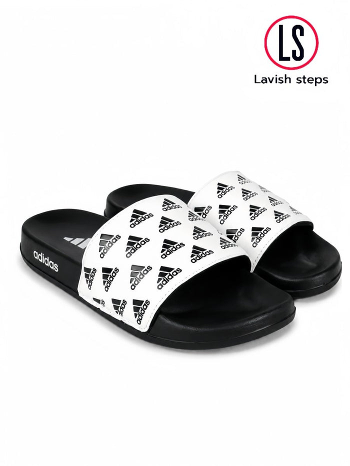 ADI-DAS FLEX SLIDES | ULTRA CUSHION FOAM | “LIGHTWEIGHT • ALL DAY COMFORT”