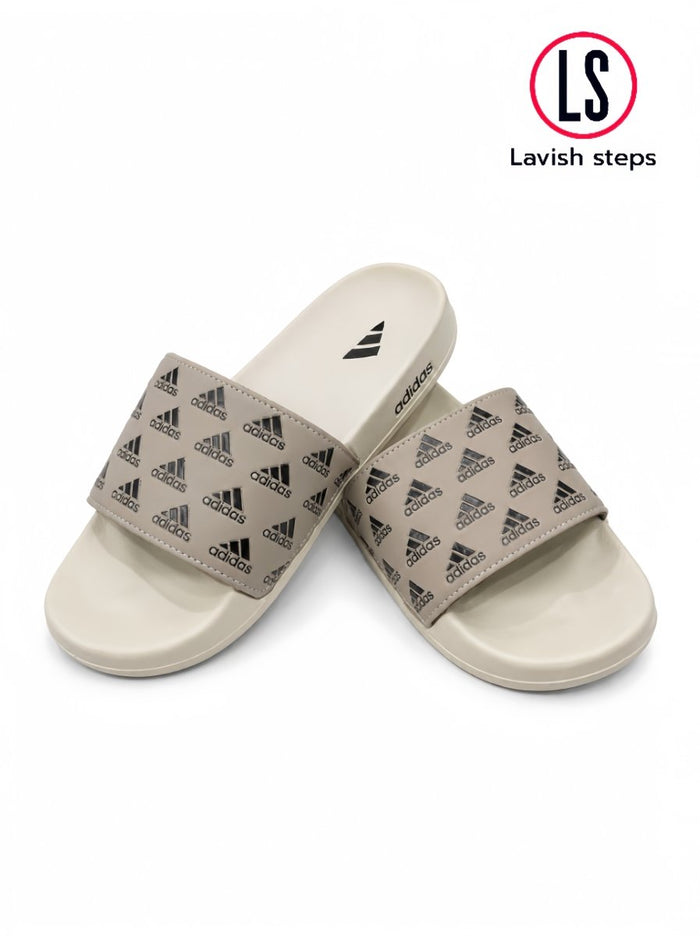 ADI-DAS FLEX SLIDES | ULTRA CUSHION FOAM | “LIGHTWEIGHT • ALL DAY COMFORT”