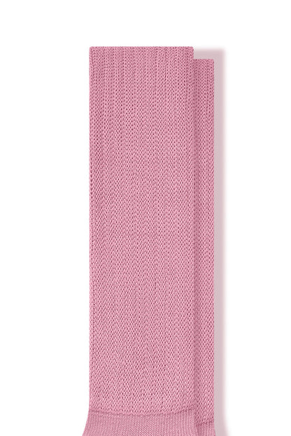 Top part of Adult Scrunch Socks in Apple Blossom on a white background