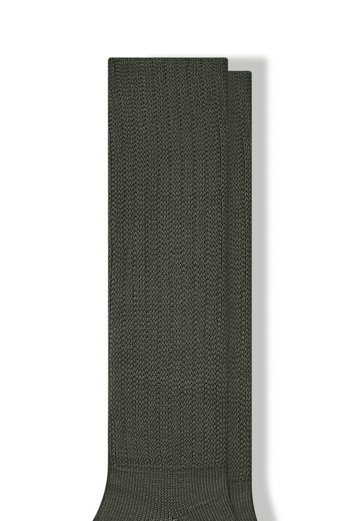 Top part of Adult Scrunch Socks in Fir on a white background