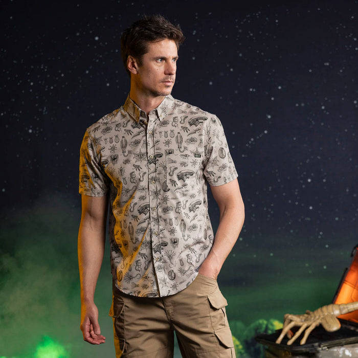 RSVLTS Alien Short Sleeve Shirt Alien: Earth "Xeno Zoology" – KUNUFLEX Short Sleeve Shirt   Alien: Earth "Xeno Zoology" – KUNUFLEX Short Sleeve Shirt