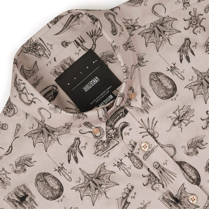 RSVLTS Alien Short Sleeve Shirt Alien: Earth "Xeno Zoology" – KUNUFLEX Short Sleeve Shirt   Alien: Earth "Xeno Zoology" – KUNUFLEX Short Sleeve Shirt
