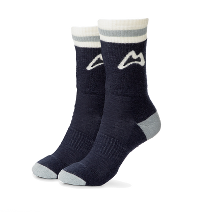 AllTrails Heavyweight Crew Trail Sock - Navy Socks Custom Sock Lab