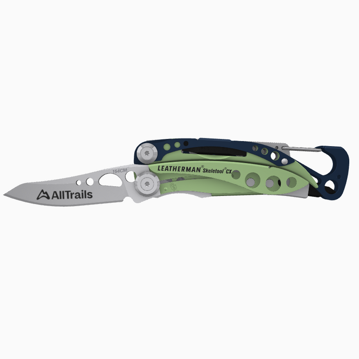 AllTrails × Leatherman Skeletool CX- Green Tools Leatherman