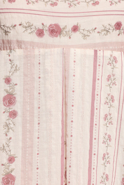 Petal and Pup USA DRESSES Amaris Maxi Dress - Ivory Mauve Floral