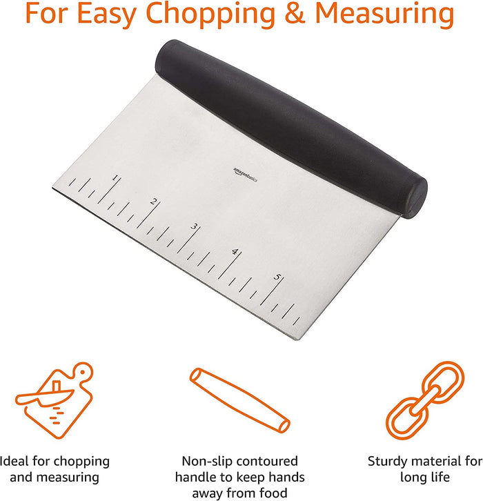Amazon Basics Multi-purpose Stainless Steel Scraper - WIL-220 Pie's Variety Store