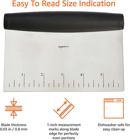 Amazon Basics Multi-purpose Stainless Steel Scraper - WIL-220 Pie's Variety Store