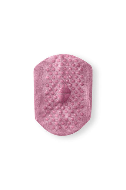 Ankle Socks with grips in apple blossom shown on a white background