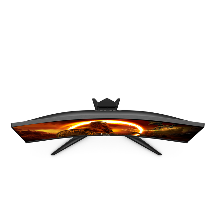 AOC 27" FHD Curved Gaming Monitor - Black & Red | C27G2ZE/BK from AOC - DID Electrical