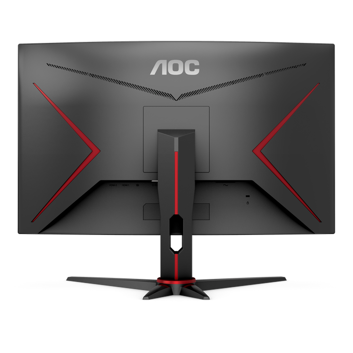 AOC 27" FHD Curved Gaming Monitor - Black & Red | C27G2ZE/BK from AOC - DID Electrical