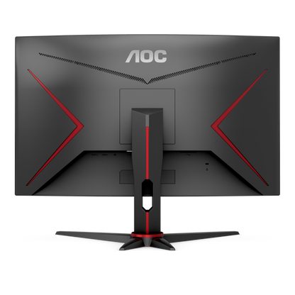 AOC 27" FHD Curved Gaming Monitor - Black & Red | C27G2ZE/BK from AOC - DID Electrical