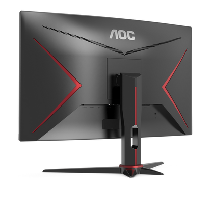 AOC 27" FHD Curved Gaming Monitor - Black & Red | C27G2ZE/BK from AOC - DID Electrical