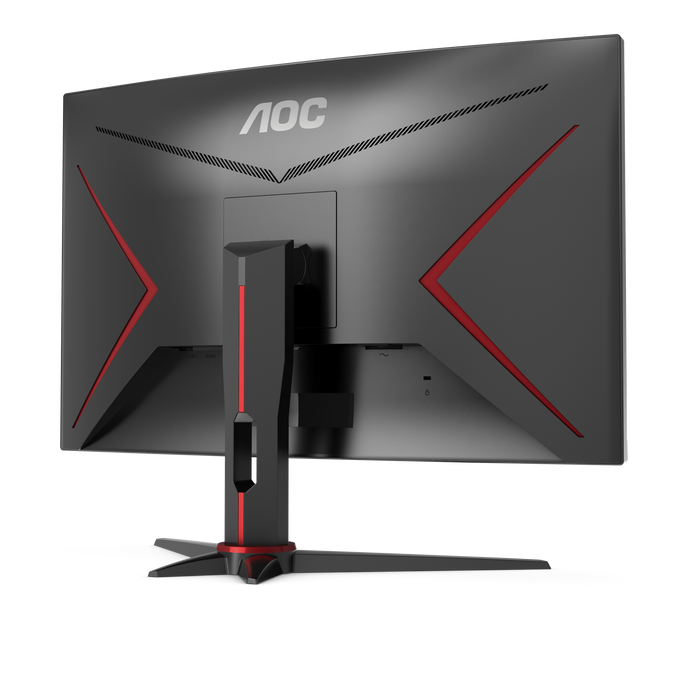 AOC 27" FHD Curved Gaming Monitor - Black & Red | C27G2ZE/BK from AOC - DID Electrical