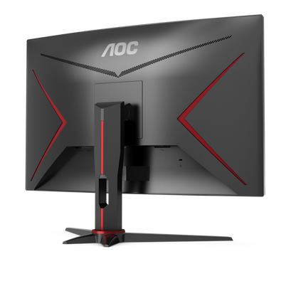 AOC 27" FHD Curved Gaming Monitor - Black & Red | C27G2ZE/BK from AOC - DID Electrical