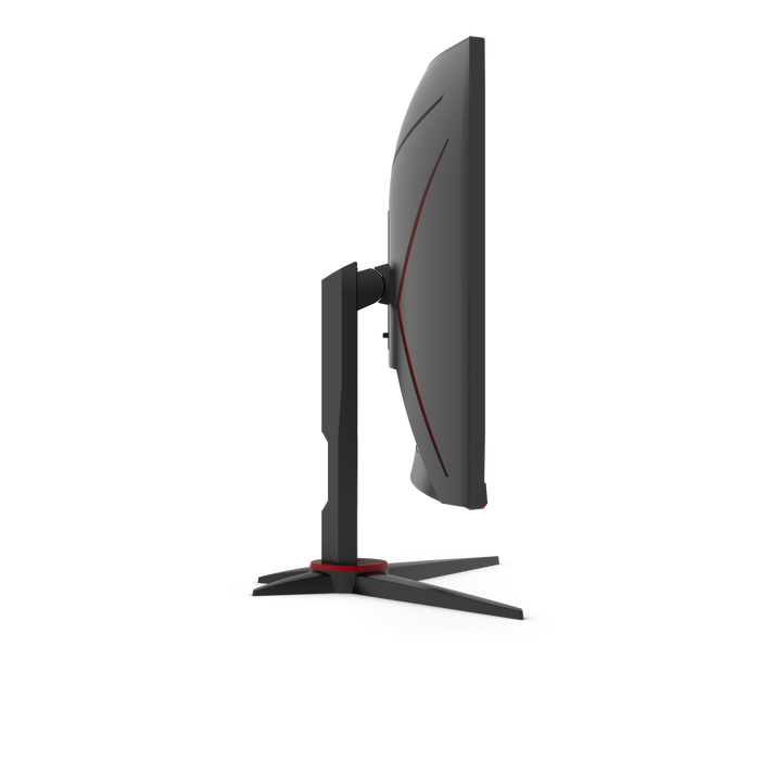 AOC 27" FHD Curved Gaming Monitor - Black & Red | C27G2ZE/BK from AOC - DID Electrical