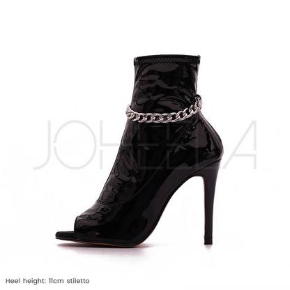 Aria - Chaînes argentées - Talons stilettos - Personnalisable