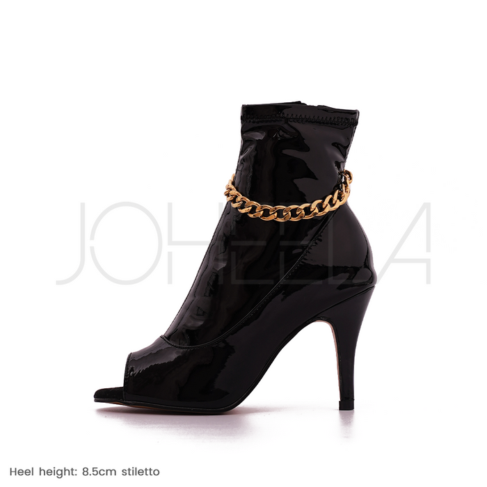 Aria - Chaînes dorées - Talons stilettos - Prête à expédier