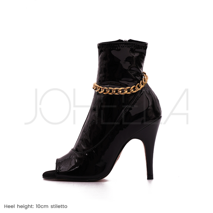 Aria - Chaînes dorées - Talons stilettos - Prête à expédier