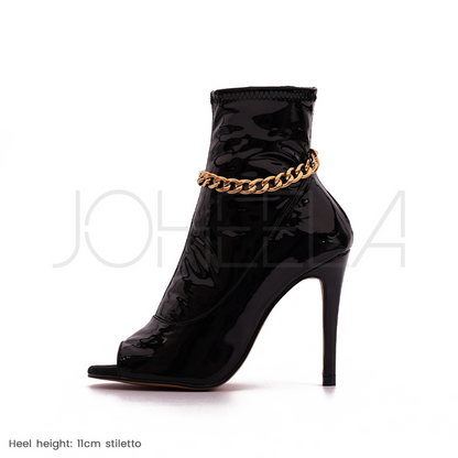 Aria - Chaînes dorées - Talons stilettos - Prête à expédier
