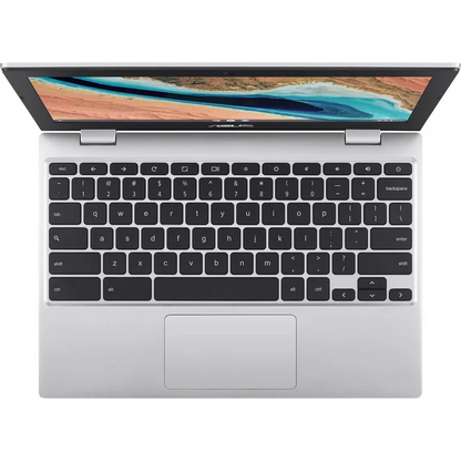 Asus Chromebook CX1101 11.6" HD Intel Celeron N 4GB/64GB Laptop - Silver | CX1101CMA-GJ0009 from Asus - DID Electrical