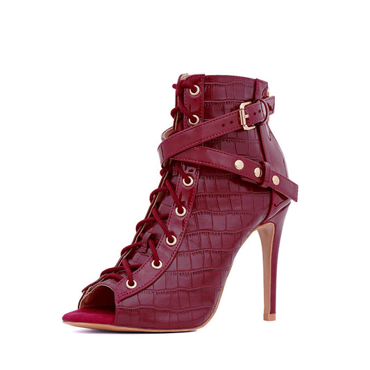Audrey bordeaux - Talons stilettos - Personnalisable