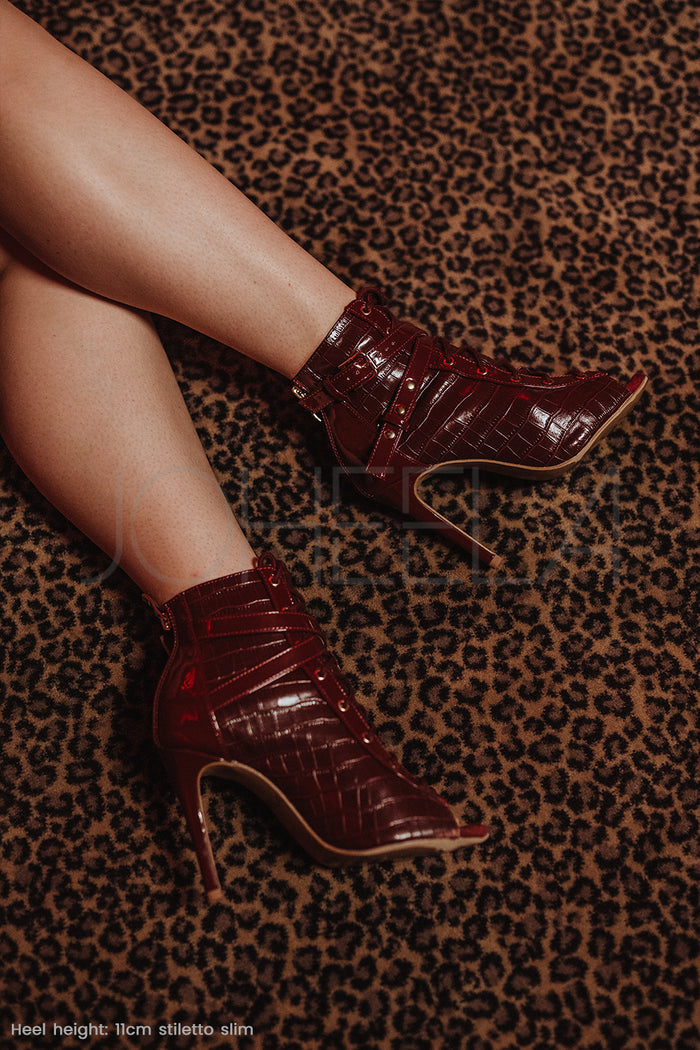 Audrey bordeaux - Talons stilettos - Personnalisable