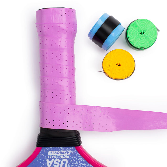 RSVLTS RSVLTS® Breakfast Balls Pickleball Collection "Pink Teal" _ Pickleball Paddle Set Breakfast Balls Pickleball Collection "Pink Teal" _ Pickleball Paddle Set