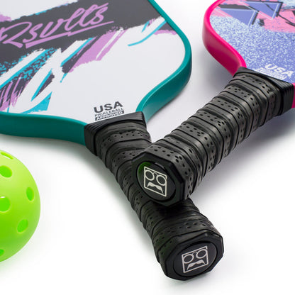 RSVLTS RSVLTS® Breakfast Balls Pickleball Collection "Pink Teal" _ Pickleball Paddle Set Breakfast Balls Pickleball Collection "Pink Teal" _ Pickleball Paddle Set