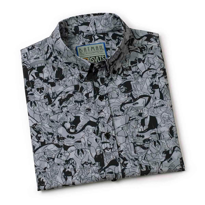 RSVLTS Batman Short Sleeve Shirt Batman: The Animated Series "Bat Noir" – KUNUFLEX Short Sleeve Shirt