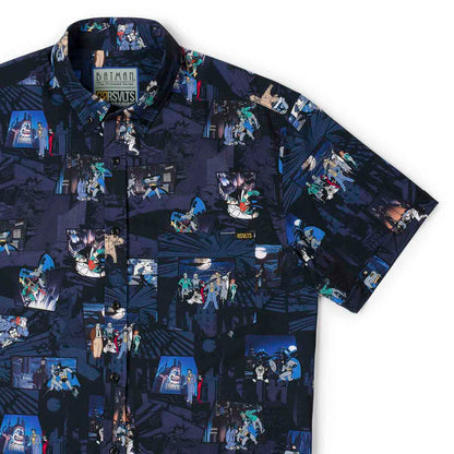 RSVLTS XS Batman Short Sleeve Shirt Batman: The Animated Series "Gotham's Guardian" – KUNUFLEX Short Sleeve Shirt