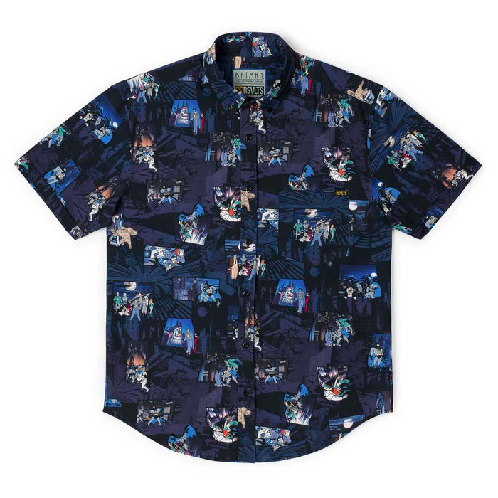 RSVLTS Batman Short Sleeve Shirt Batman: The Animated Series "Gotham's Guardian" – KUNUFLEX Short Sleeve Shirt
