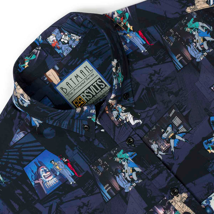 RSVLTS Batman Short Sleeve Shirt Batman: The Animated Series "Gotham's Guardian" – KUNUFLEX Short Sleeve Shirt