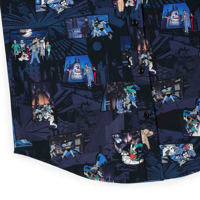 RSVLTS Batman Short Sleeve Shirt Batman: The Animated Series "Gotham's Guardian" – KUNUFLEX Short Sleeve Shirt