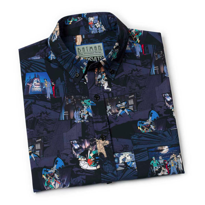 RSVLTS Batman Short Sleeve Shirt Batman: The Animated Series "Gotham's Guardian" – KUNUFLEX Short Sleeve Shirt