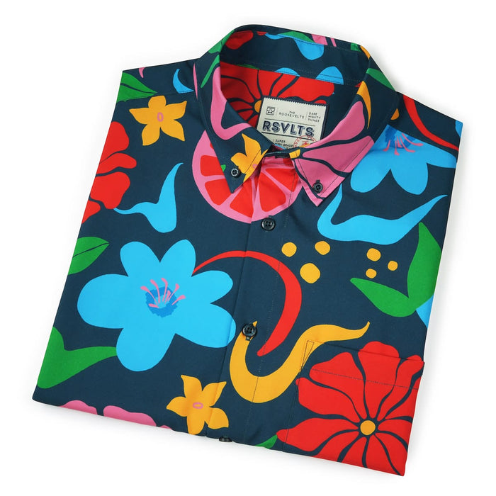 RSVLTS RSVLTS Short Sleeve Shirt BIG Groovy Garden – KUNUFLEX Short Sleeve Shirt BIG Groovy Garden – KUNUFLEX Short Sleeve Shirt