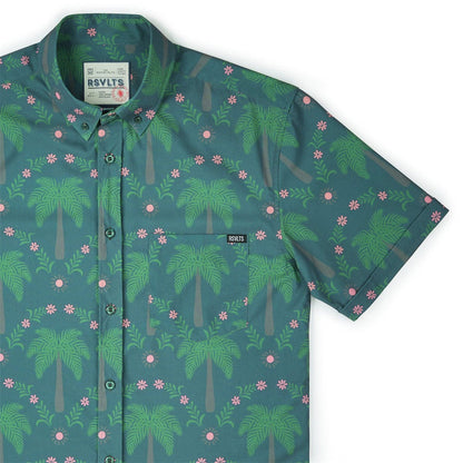 RSVLTS XS RSVLTS Short Sleeve Shirt BIG Keep Palm – KUNUFLEX Short Sleeve Shirt BIG Keep Palm – KUNUFLEX Short Sleeve Shirt