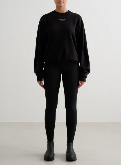 Black Apparel Terry Sweatshirt