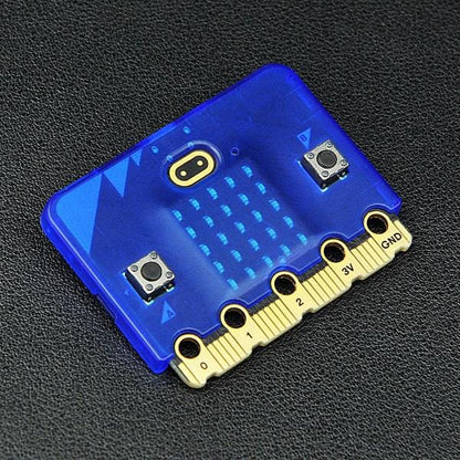 Blue Frosted Case for micro:bit V2 [discontinued] by Elecfreaks - The Pi Hut