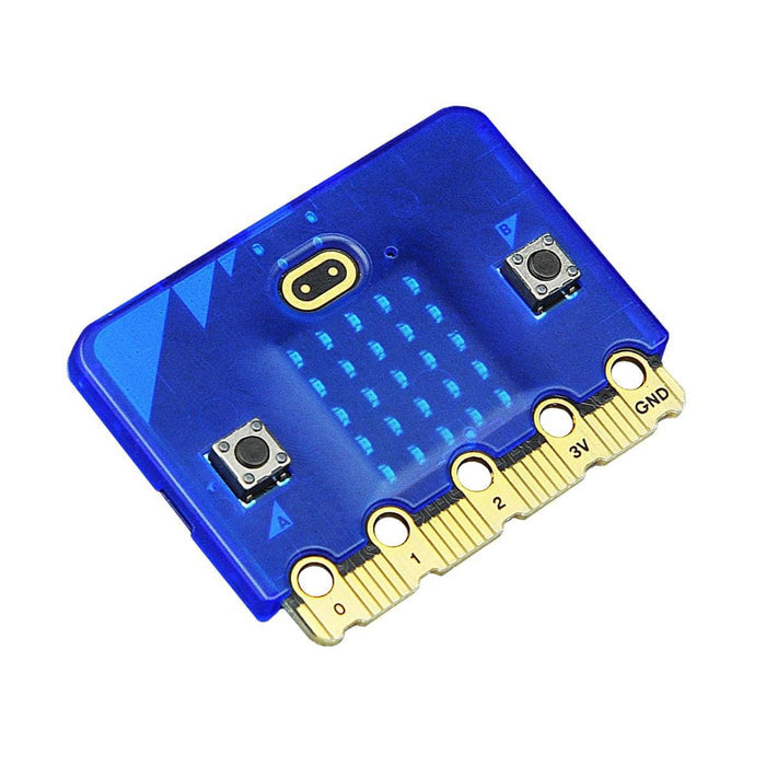 Blue Frosted Case for micro:bit V2 [discontinued] by Elecfreaks - The Pi Hut