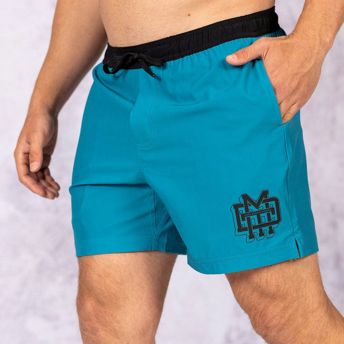 RSVLTS RSVLTS DMT Training Shorts Blue Ribbon – V1 Lined Training Shorts Blue Ribbon – V1 Lined Training Shorts
