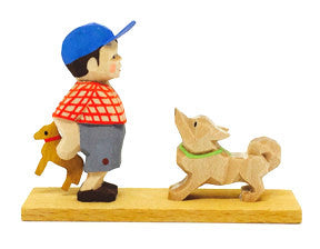 Boy with Dog