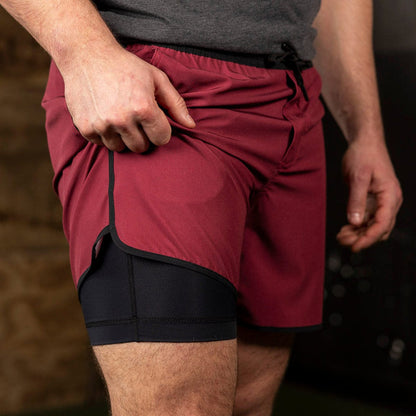 RSVLTS RSVLTS DMT Training Shorts Brick – V2 Lined Training Shorts Brick – V2 Lined Training Shorts