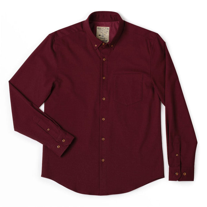 Burgundy – BorlandFlex™ Long Sleeve Flannel