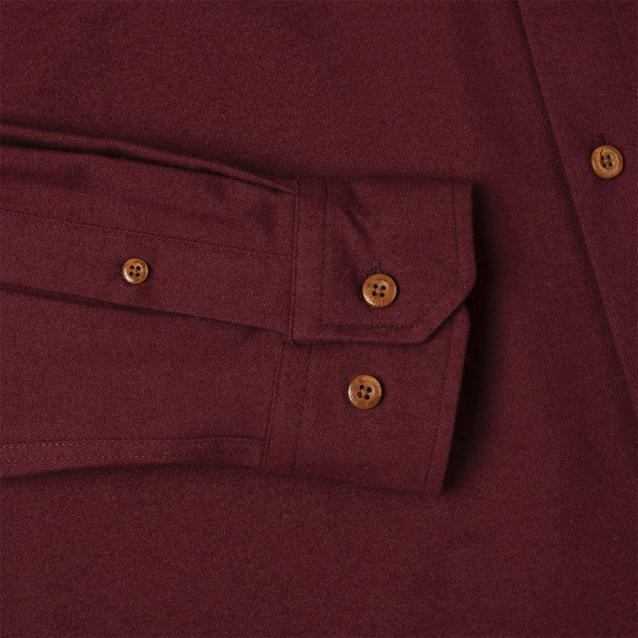 Burgundy – BorlandFlex™ Long Sleeve Flannel