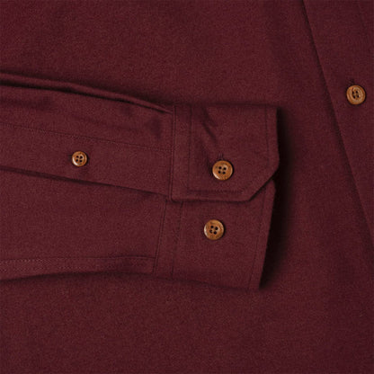 Burgundy – BorlandFlex™ Long Sleeve Flannel