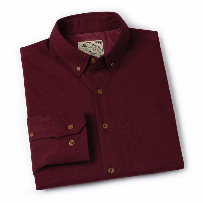 Burgundy – BorlandFlex™ Long Sleeve Flannel