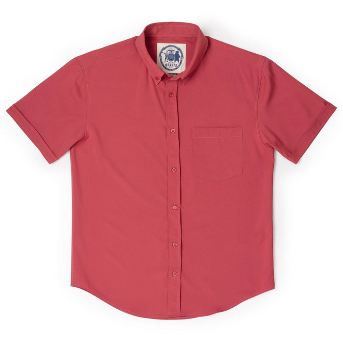 RSVLTS RSVLTS Cabana Collection "Siesta Red" – KUNUFLEX Short Sleeve Shirt