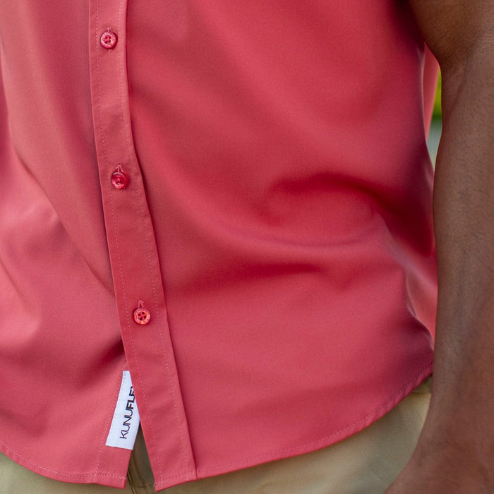 RSVLTS RSVLTS Cabana Collection "Siesta Red" – KUNUFLEX Short Sleeve Shirt
