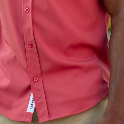RSVLTS RSVLTS Cabana Collection "Siesta Red" – KUNUFLEX Short Sleeve Shirt